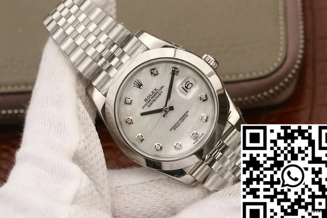 Factory Dial Datejust EW Rolex M126300 Diamond-set 0414